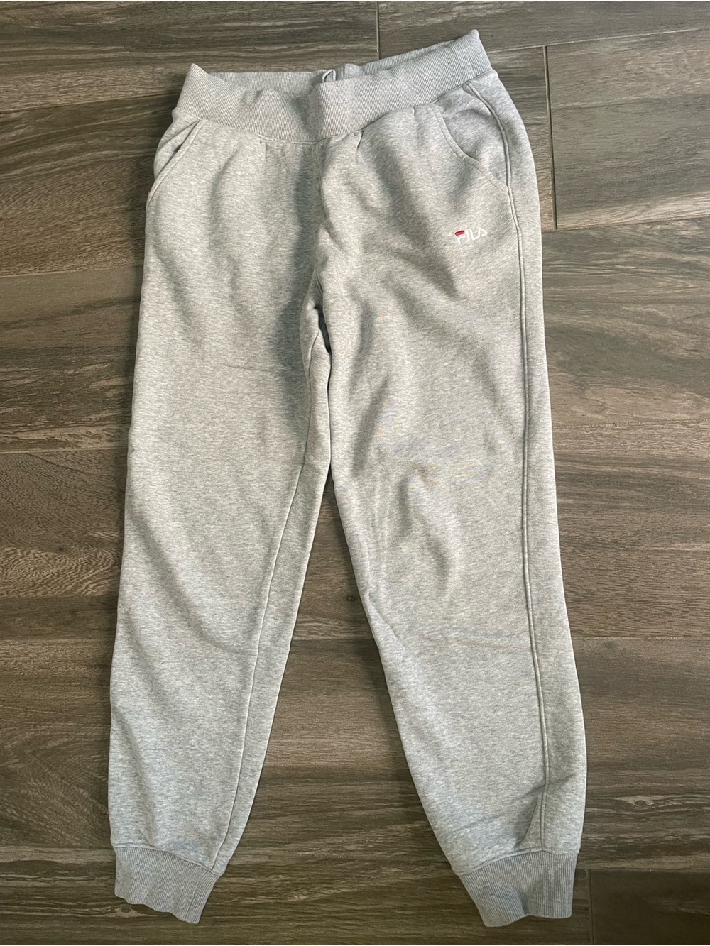 Fila Kids Light Gray Jogger Sweatpants